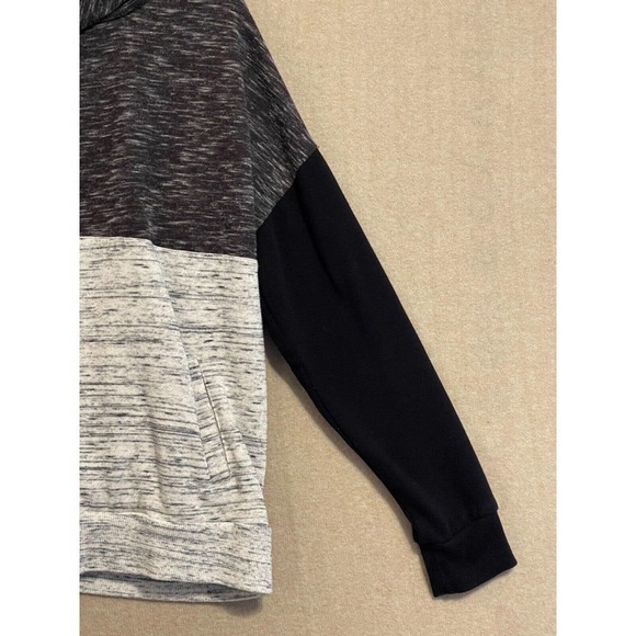 Flirtitude Active Sweatshirt Women's Small Black and Gray - Picture 4 of 11